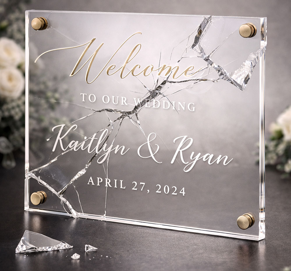 Handcrafted signage with care